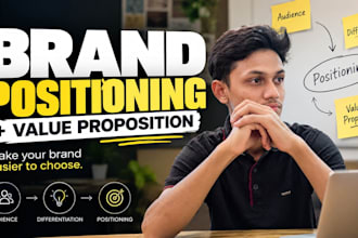 create your brand value proposition and positioning