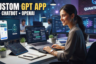 build a custom gpt app, ai chatbot, assistant and openai integration