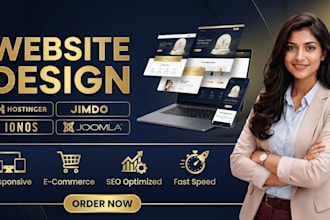 hostinger website design jimdo website ionos website design joomla website