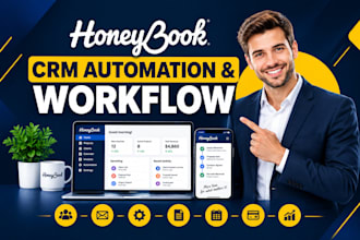 set up honeybook CRM automation and workflow