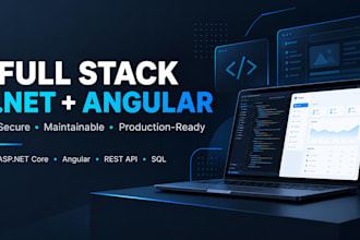 build a full stack web application with aspnet core and angular
