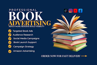 advertise your book with amazon and social media campaign