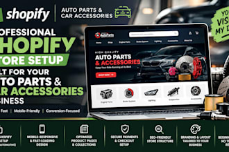 do auto part shopify store, auto part shopify website, branded auto part store