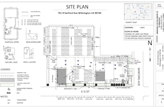 draw 2d site plan, plot plan, lot subdivision city permit
