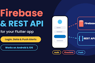 integrate firebase and rest API into your flutter app