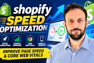 optimize shopify store speed, improve pagespeed and core web vitals