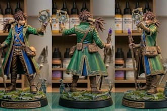 3d print and hand paint your custom miniatures, warhammer40k, tabletop minis