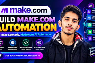 fix make com automation, fix n8n workflow errors, build make com scenario