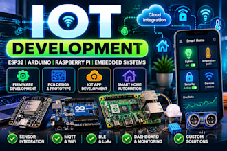 develop iot projects with esp32 arduino embedded systems and firmware