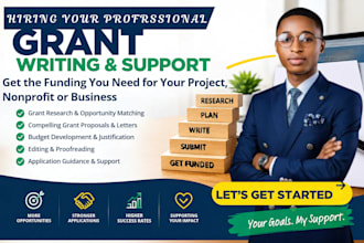 write professional grant proposals and grant applications