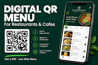 create a digital qr menu for your business