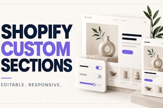 do shopify theme customization with custom liquid sections