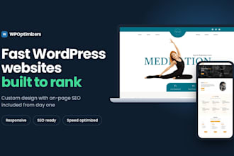 design an SEO optimized wordpress website