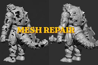 model, fix, edit, modify, and prepare stl files for 3d printing