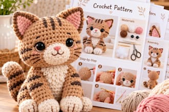 create custom crochet patterns and professional amigurumi PDF guides