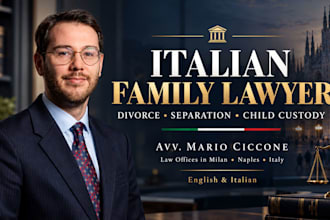 be your family lawyer for divorce or separation in italy