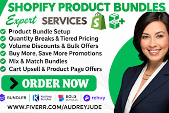 setup shopify product bundles quantity breaks and volume discounts