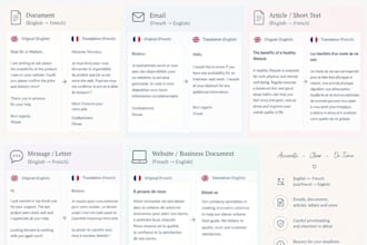 translate english to french and french to english