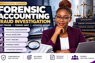 do forensic accounting, investigate fraud trace assets forensic audit litigation