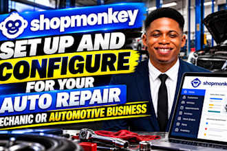 setup and configure shopmonkey for auto repair mechanic or automotive business