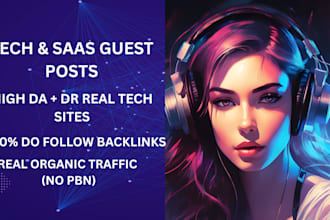 do manual tech outreach for saas and ai guest post backlinks
