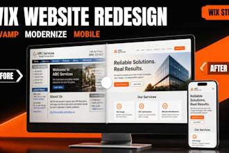 revamp your wix website with a modern responsive layout