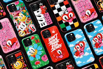design custom phone case, wallpaper, and mockup for your brand