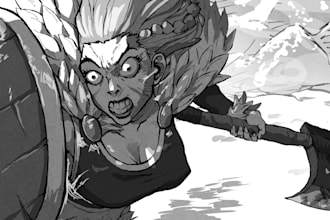 draw action manga or webcomic