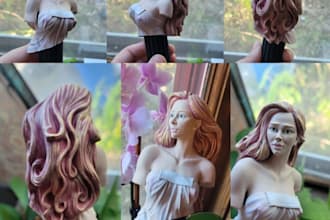 hand paint your miniature, figurine or 3d model