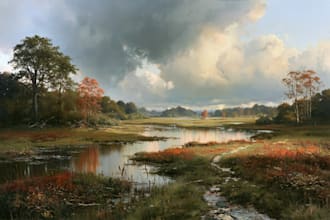 landscape oil painting art