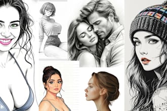 create custom nsfw erotic illustration and adult character art