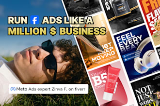 design high converting static facebook and meta ad creatives