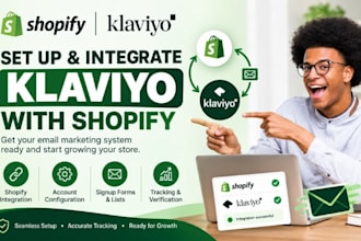 set up klaviyo and integrate it with shopify