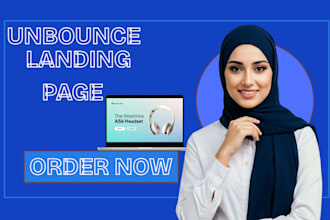 design a high converting unbounce landing page, sales funnel and landing page