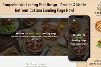 build a responsive landing page