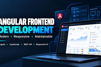 build a modern angular frontend or admin dashboard