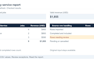 turn your CSV export into a reusable google sheets report