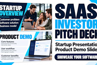 design saas pitch deck software investor startup presentation product demo slide