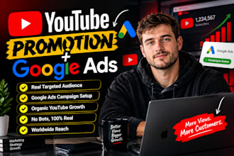 do organic youtube seo video marketing and google ads promotion