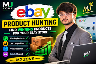 do ebay product research, winning product hunting and competitor analysis