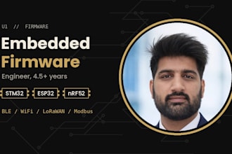 develop embedded firmware for stm32 esp32 and nrf52 iot devices