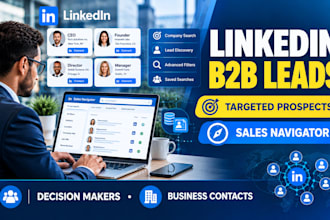 generate linkedin leads and qualified b2b prospects using sales navigator