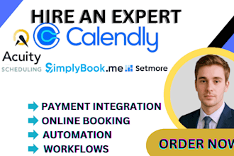 set up calendly acuity scheduling simplybook me simple booking site expert