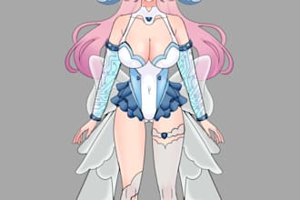 you vtuber model sketch