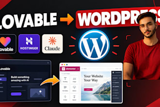 copy clone convert lovable to wordpress, clone hostinger, claude, replit website