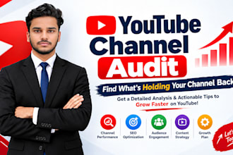 audit your youtube channel and create a growth action plan