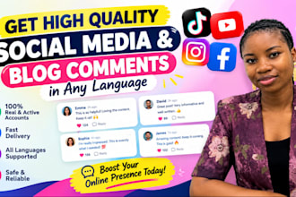leave engaging and genuine comments under your blog posts