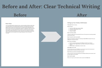 write clear user guides, sops, and technical documentation