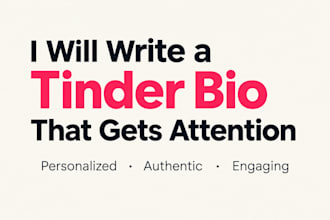 do tinder bio for your business