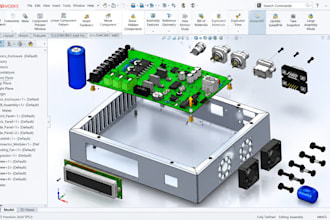 design plastic electronics enclosure cad with draft angles and wall thickness